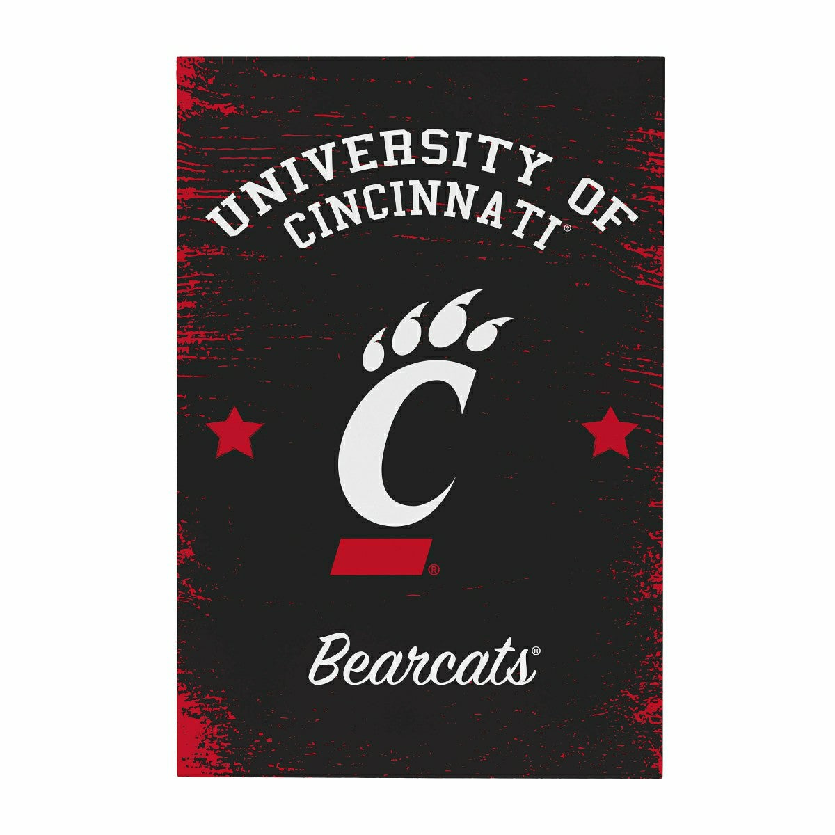 University of Cincinnati Wood Wall Sign, 16x24 - Home