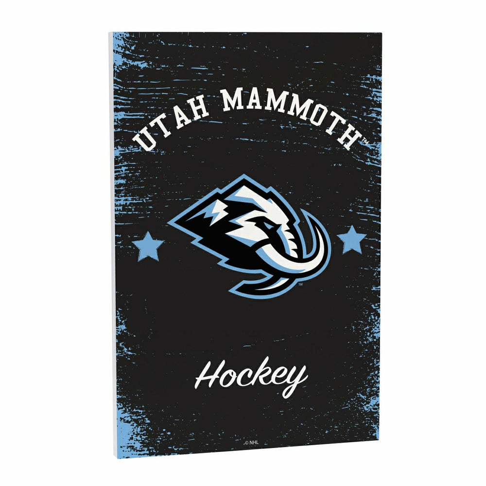 Utah Hockey Club Wood Wall Sign, 16x24 - Home