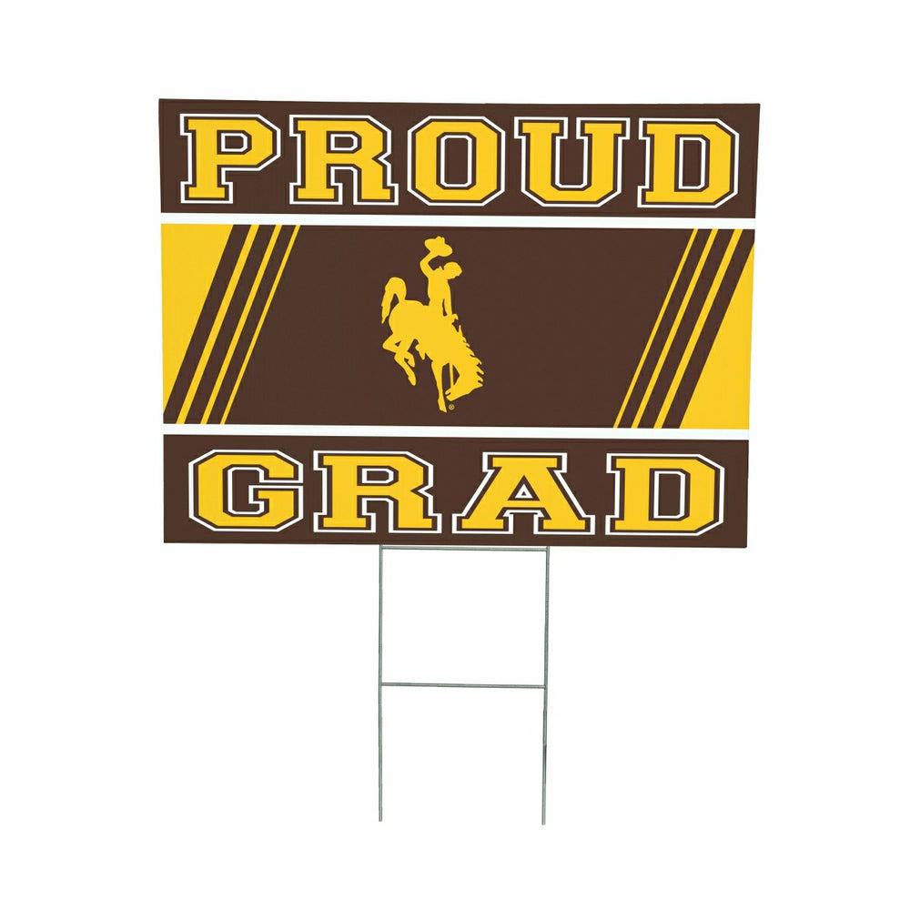 University of Wyoming Coroplast Yard Sign Graduate - Home