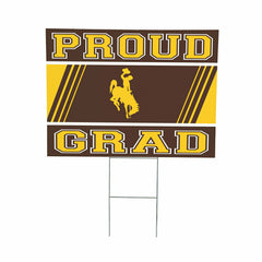 University of Wyoming Coroplast Yard Sign Graduate - Home
