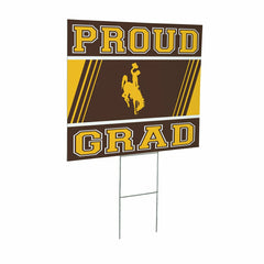 University of Wyoming Coroplast Yard Sign Graduate - Home