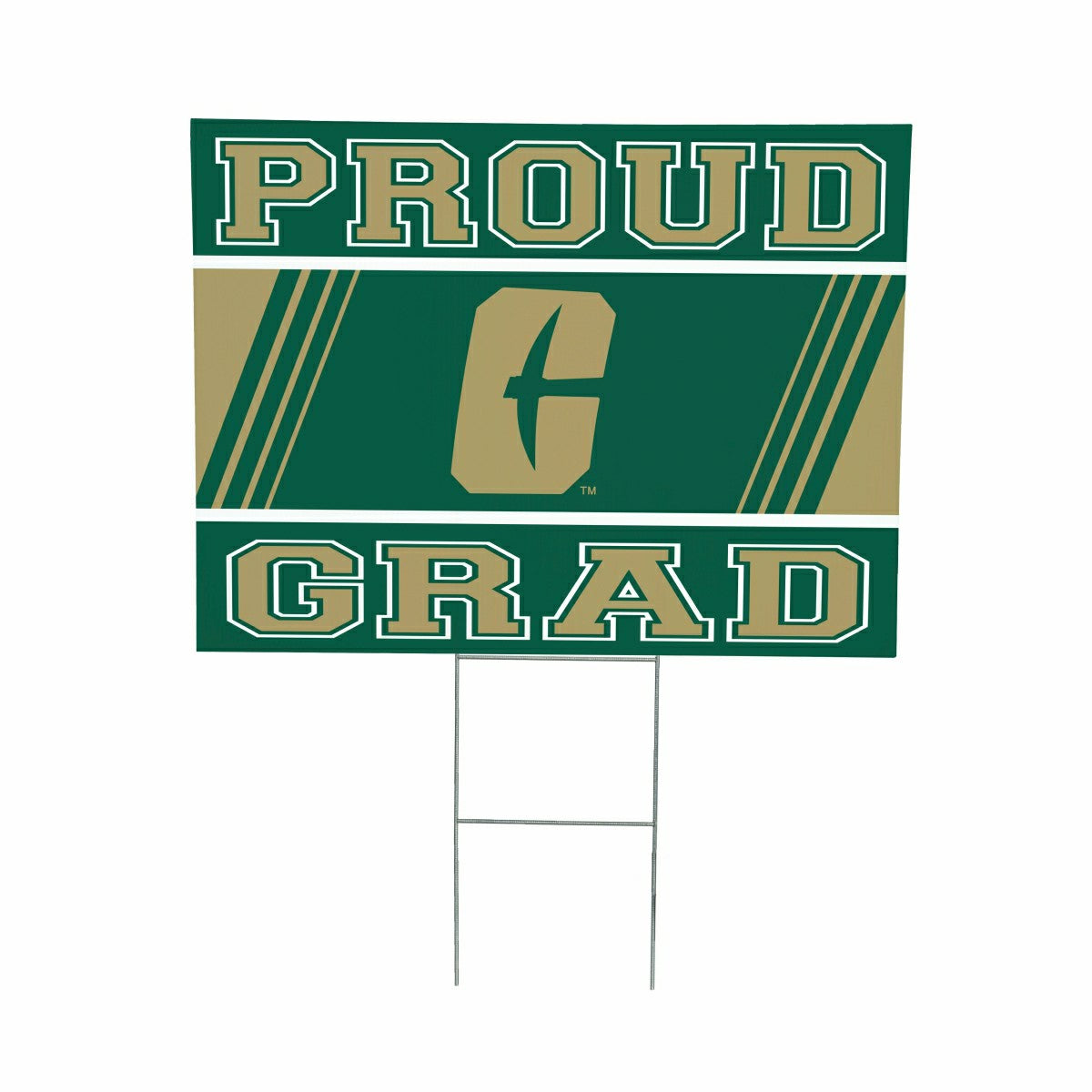 University of North Carolina/Charlotte Coroplast Yard Sign Graduate - Home