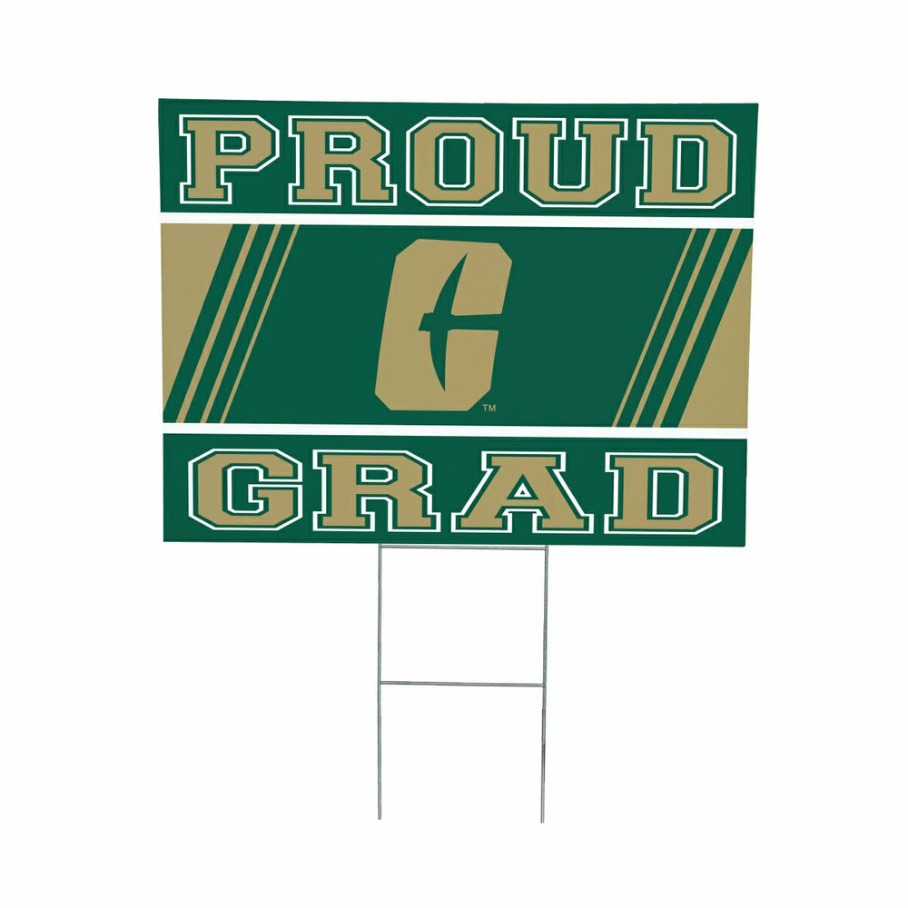 University of North Carolina/Charlotte Coroplast Yard Sign Graduate - Home