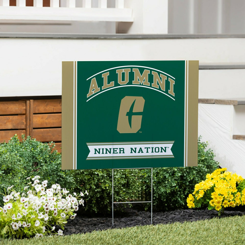 University of North Carolina/Charlotte Coroplast Yard Sign Alumni - Home