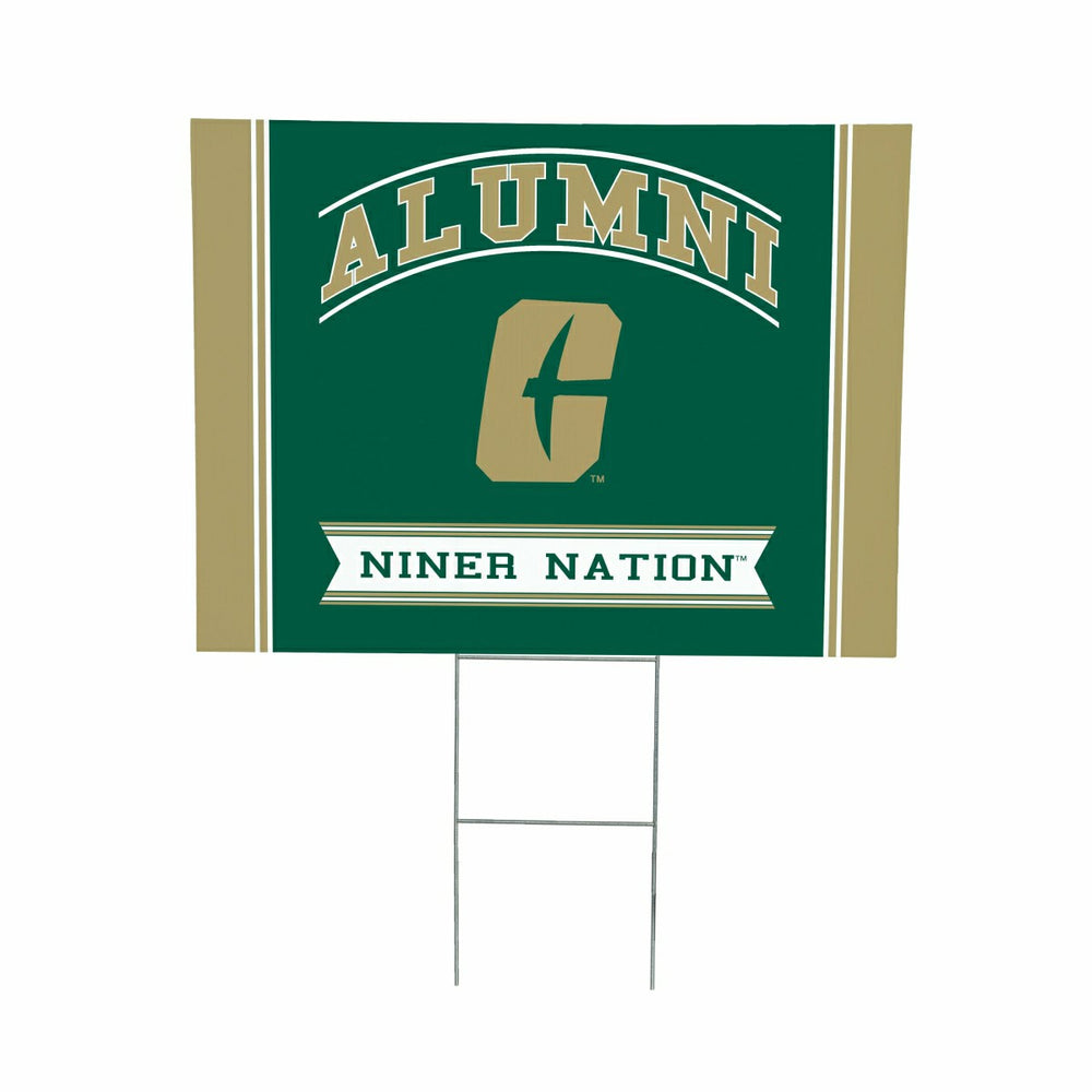 University of North Carolina/Charlotte Coroplast Yard Sign Alumni - Home