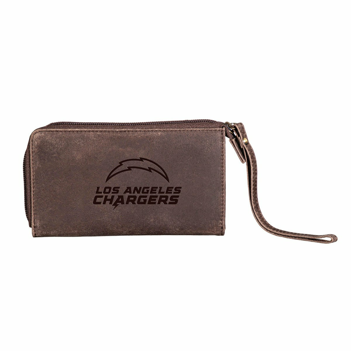 Wristlet Wallet, Brown, Los Angeles Chargers - Home