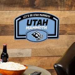 Utah Mammoth USA Embossed Steel Wall Sign, 11" x 17" - Home