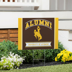 University of Wyoming Coroplast Yard Sign Alumni - Home