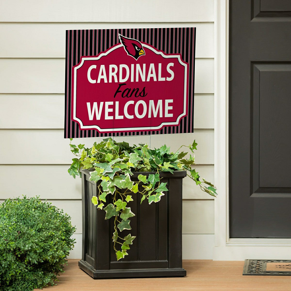 Arizona Cardinals Coroplast Yard Sign, Fans Welcome - Home