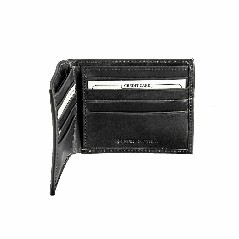 Bi-Fold Wallet, Black, South Carolina State Flag Logo - Home
