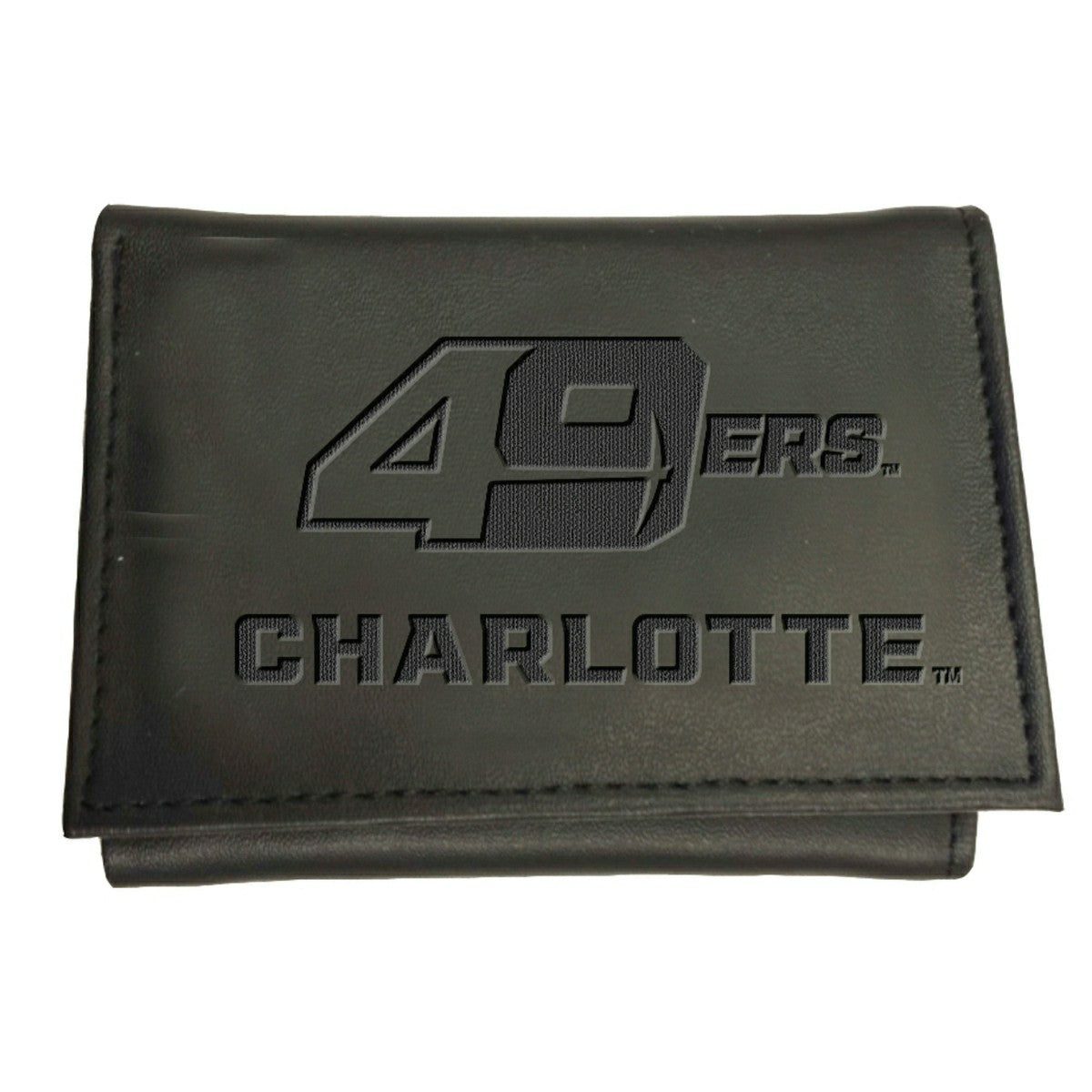 University of North Carolina, Charlotte, Tri-Fold Wallet, Black - Home
