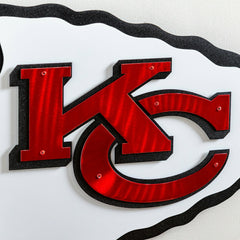 Kansas City Chiefs Premier Metal Wall Art - Home